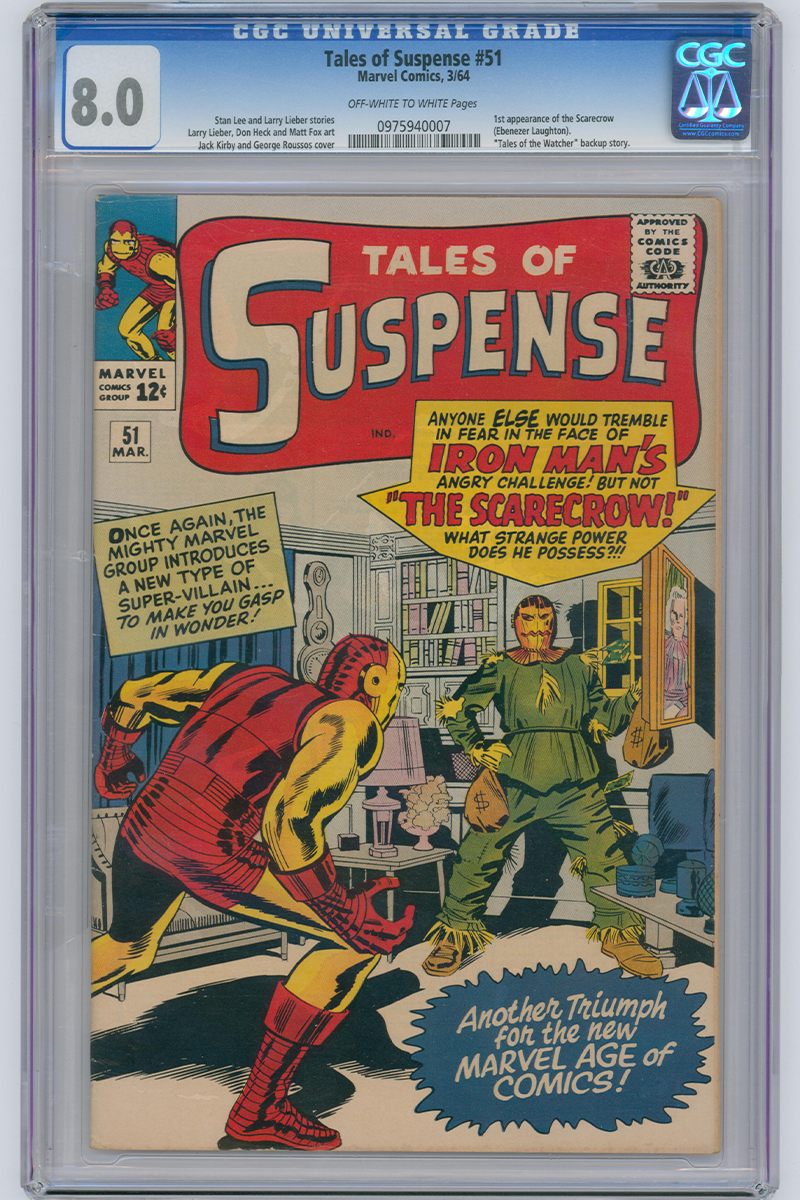 Tales Of Suspense 051 - 1st App. Scarecrow - 1964 CGC 8.0