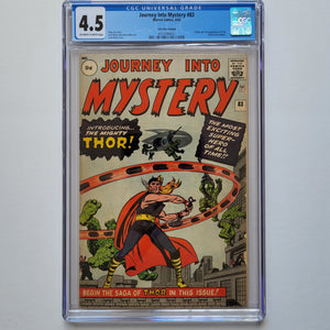 Sample #83 CGC 4.5- 1962