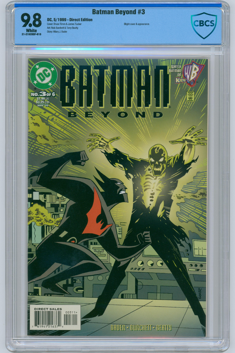 Batman Beyond 3 - 1st Full App. Blight - 1999 CBCS 9.8