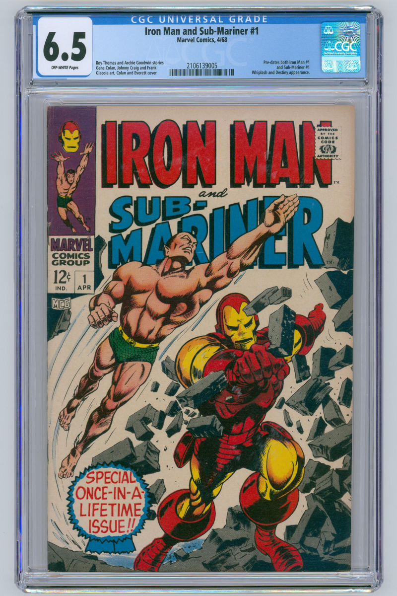 Iron Man & Sub-Mariner 1 - 1968 CGC 6.5