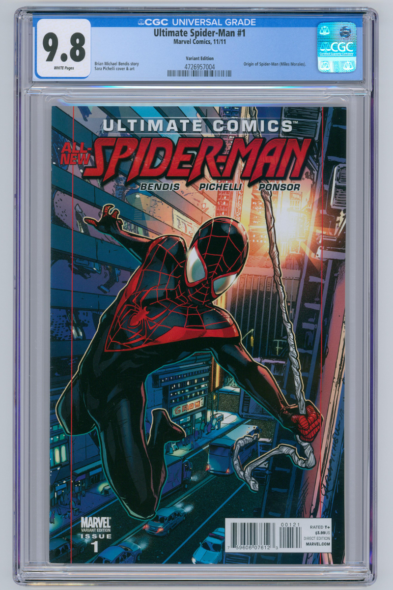 Ultimate Comics Spider-Man 01 - 1:30 Sara Pichelli Variant - 2011 CGC 9.8