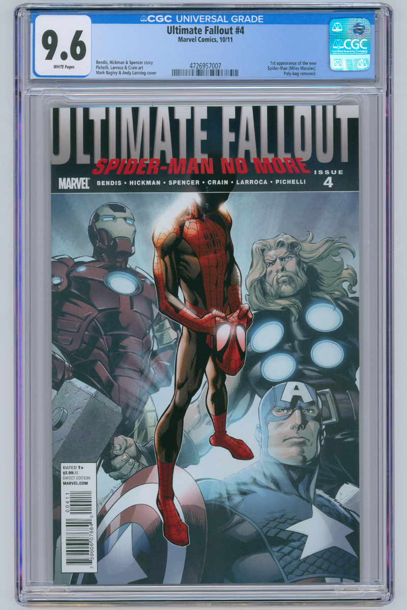 Ultimate Fallout 4 - 1st App. Miles Morales - 2011 CGC 9.6
