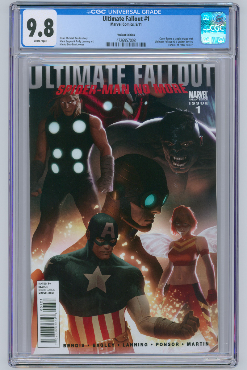 Ultimate Fallout 1 - 1:25 Marko Djurdjevic Variant - 2011 CGC 9.8