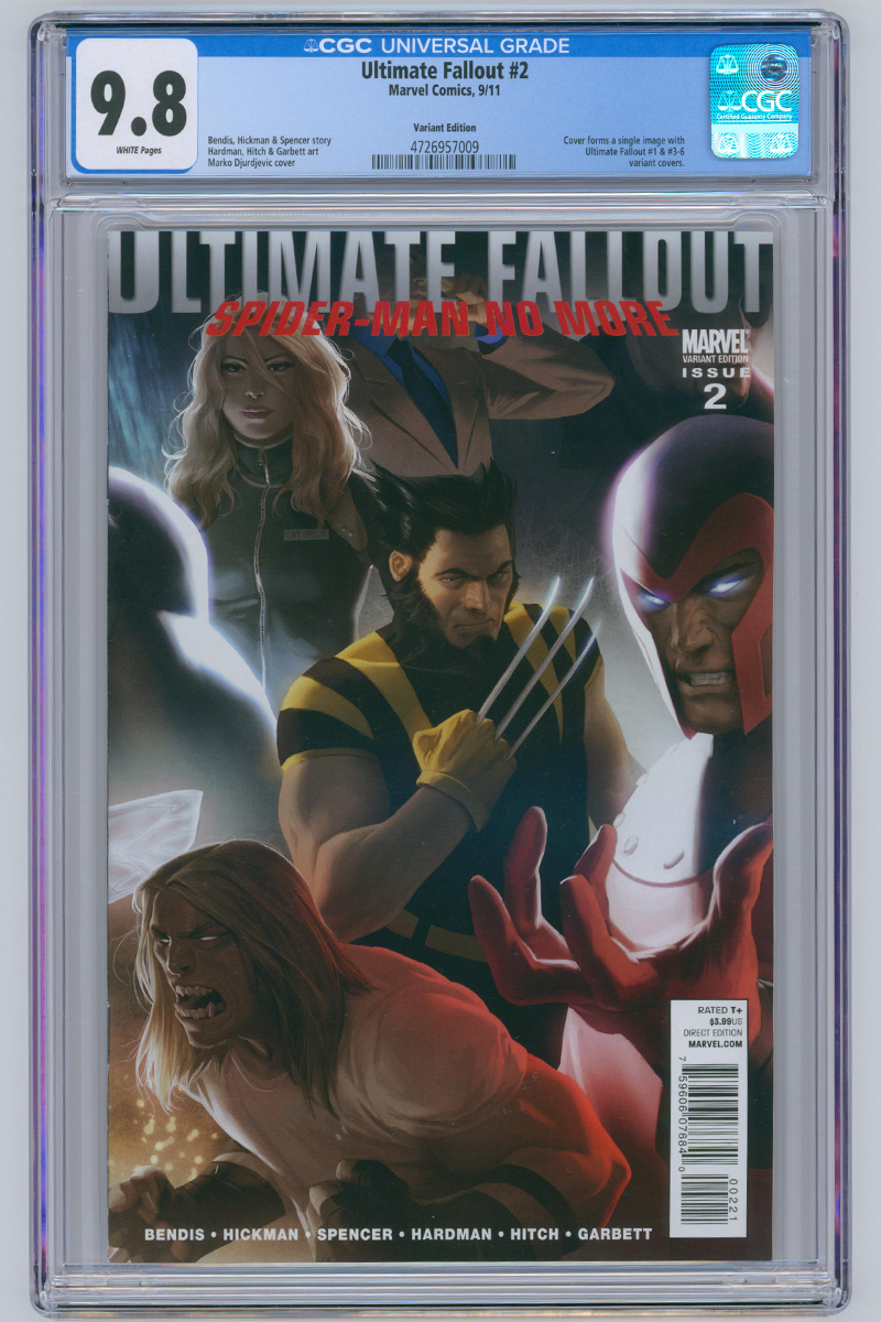 Ultimate Fallout 2 - 1:25 Marko Djurdjevic Variant - 2011 CGC 9.8
