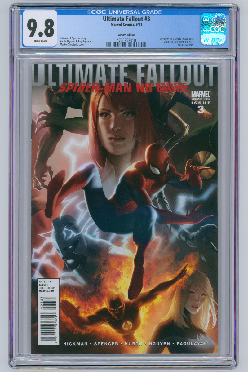 Ultimate Fallout 3 - 1:25 Marko Djurdjevic Variant - 2011 CGC 9.8