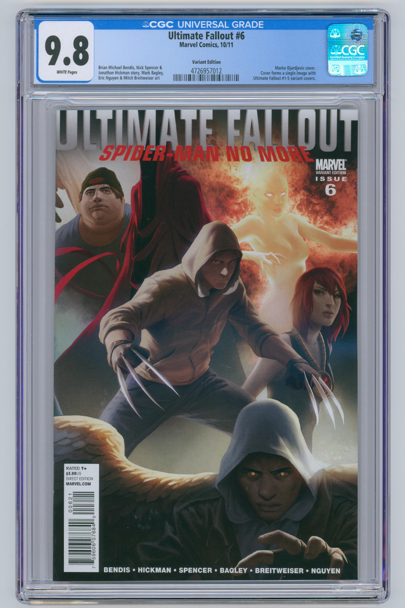 Ultimate Fallout 6 - 1:25 Marko Djurdjevic Variant - 2011 CGC 9.8