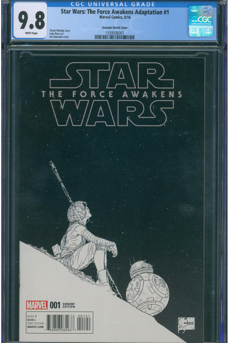 Star Wars: The Force Awakens 01 - Quesada 1:200 variant - 2016 CGC 9.8