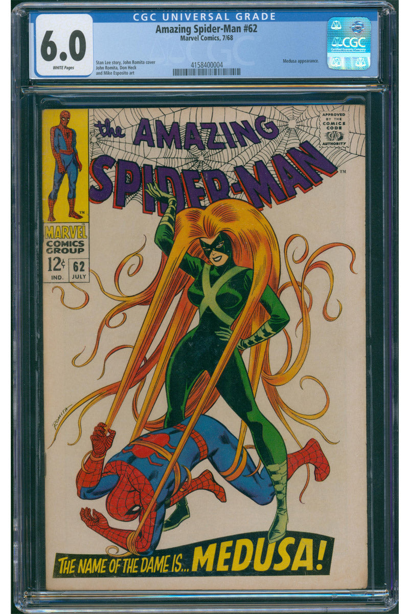 Amazing Spider-Man Vol 1. 062 - 1968 CGC 6.0