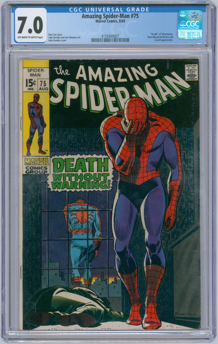 Amazing Spider-Man Vol 1. 075 - 1969 CGC 7.0