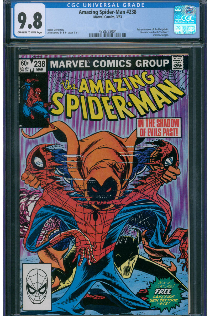 Amazing Spider-Man Vol 1. 238 - 1st App. Hobgoblin - 1983 CGC 9.8