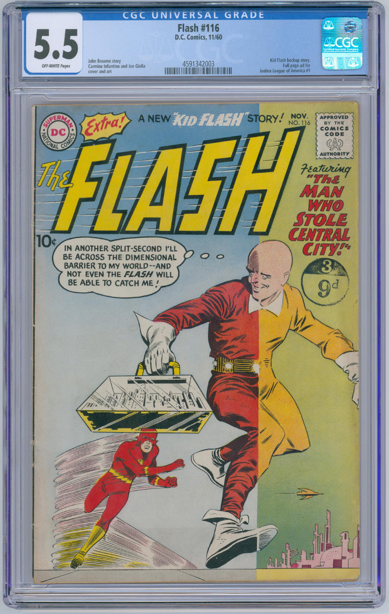Flash Vol 1. 116 - 1960 CGC 5.5