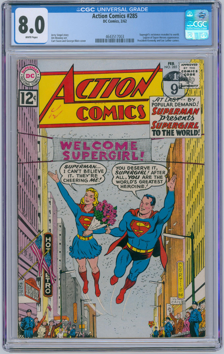 Action Comics 0285 - 1962 CGC 8.0 WHITE pages