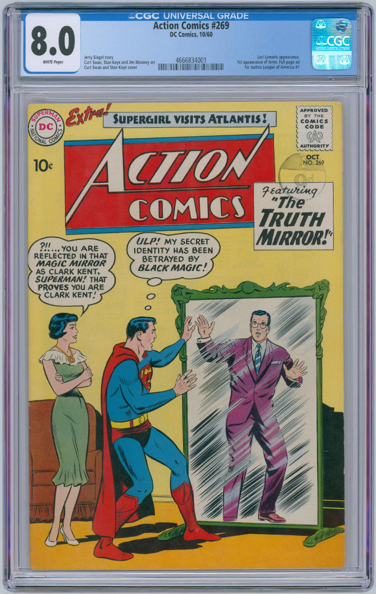 Action Comics 0269 - 1960 CGC 8.0 WHITE pages