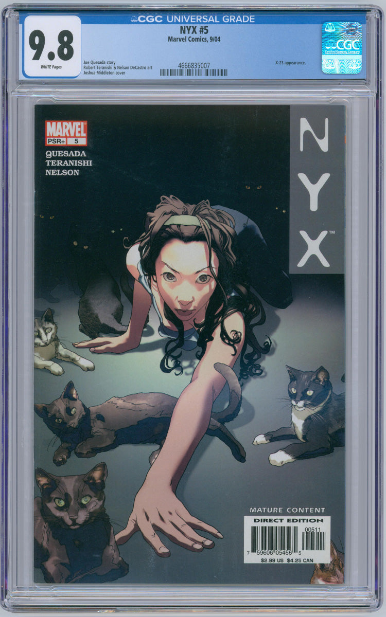 NYX 05 - 3rd App. X-23 - 2004 CGC 9.8