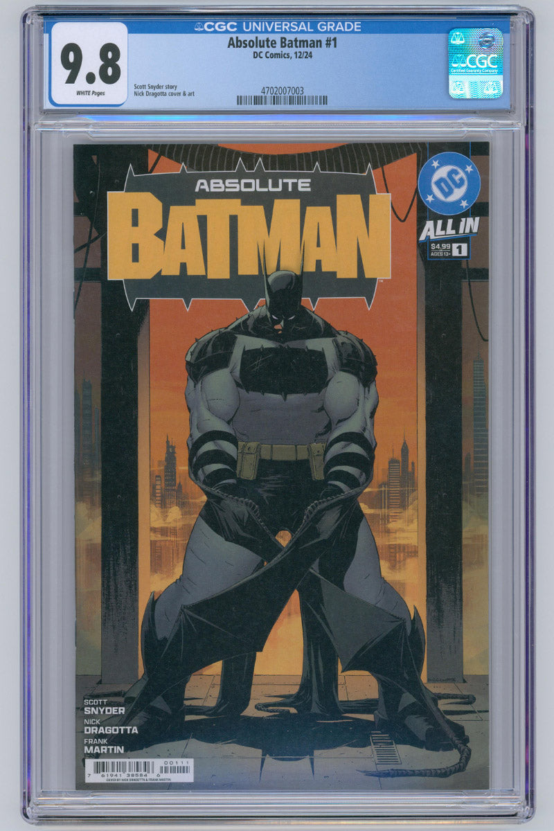 Absolute Batman 01 - 2024 CGC 9.8 WHITE Pages