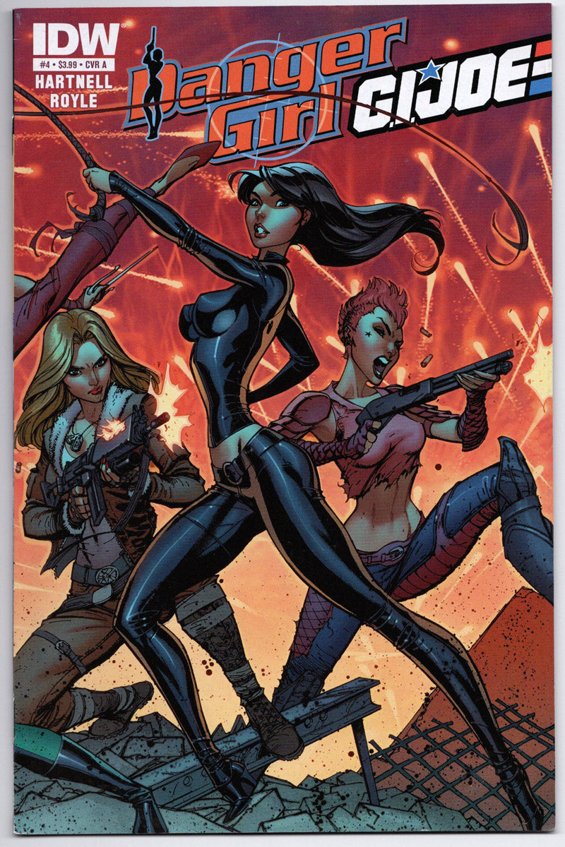 Danger Girl G.I. Joe 04 IDW 2012 J Scott Campbell Cover VF