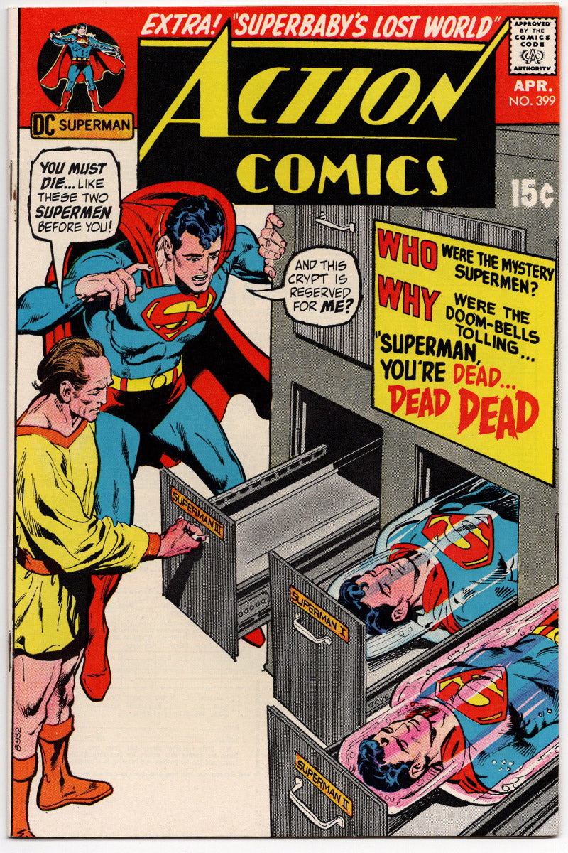Action Comics 0399 Neal Adams cover 1971 VF-