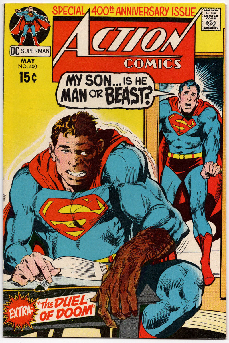 Action Comics 0400 Anniversary Issue, Neal Adams cover 1971 VF-