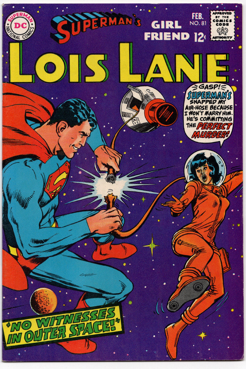 Superman's Girlfriend Lois Lane 081 1968 Neal Adams cover VF/NM