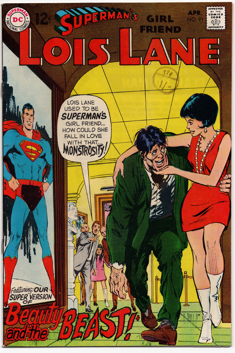 Superman's Girlfriend Lois Lane 091 DC 1969 Neal Adams cover NM-