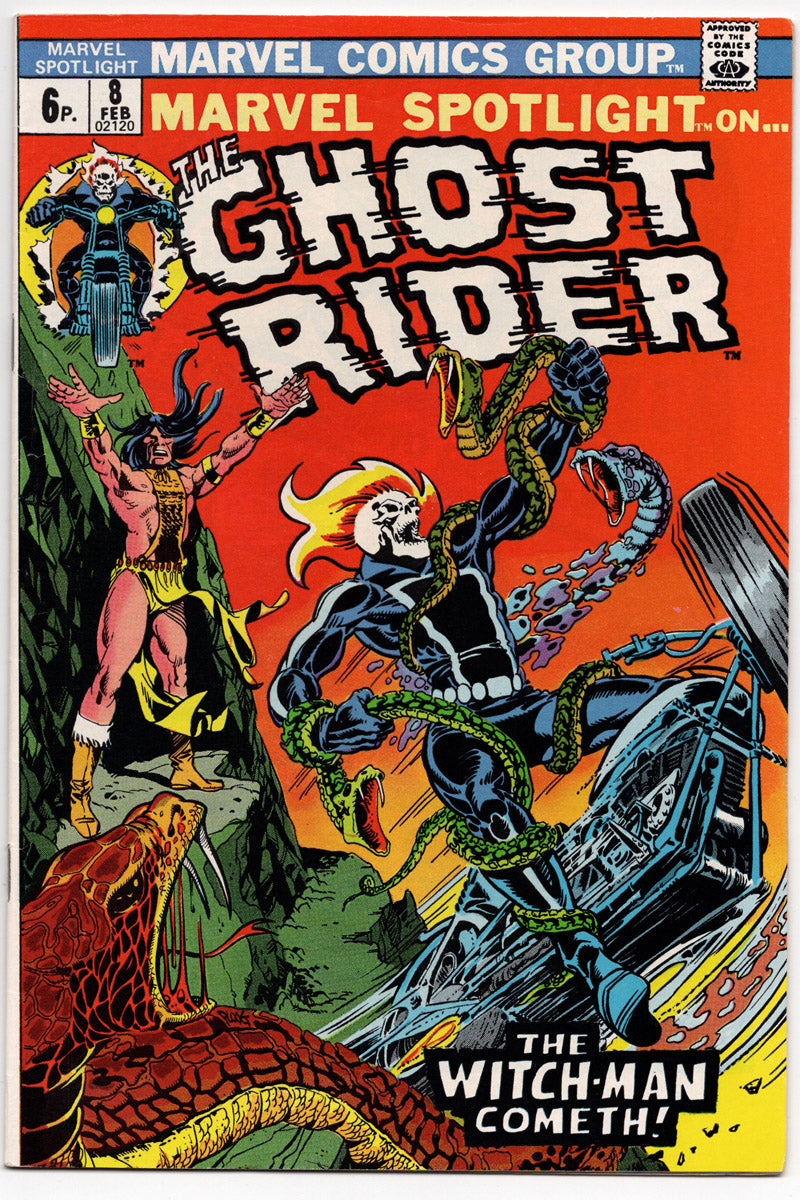 Marvel Spotlight 008 - Ghost Rider - 1973 FN