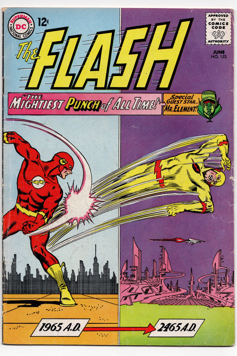 Flash Vol 1. 153 - 3rd App. Reverse Flash - 1965 VG