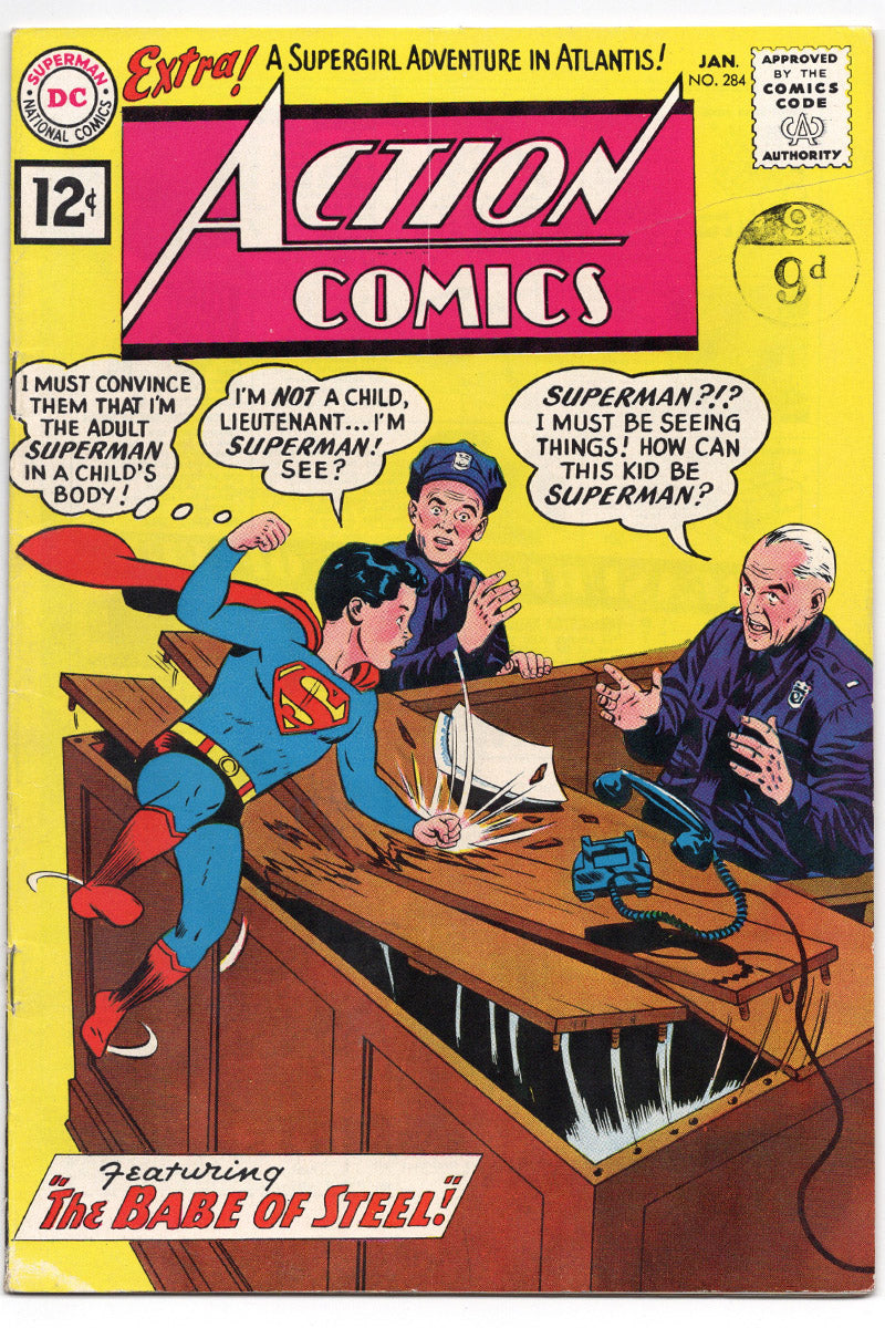 Action Comics 0284 1962 VG/FN