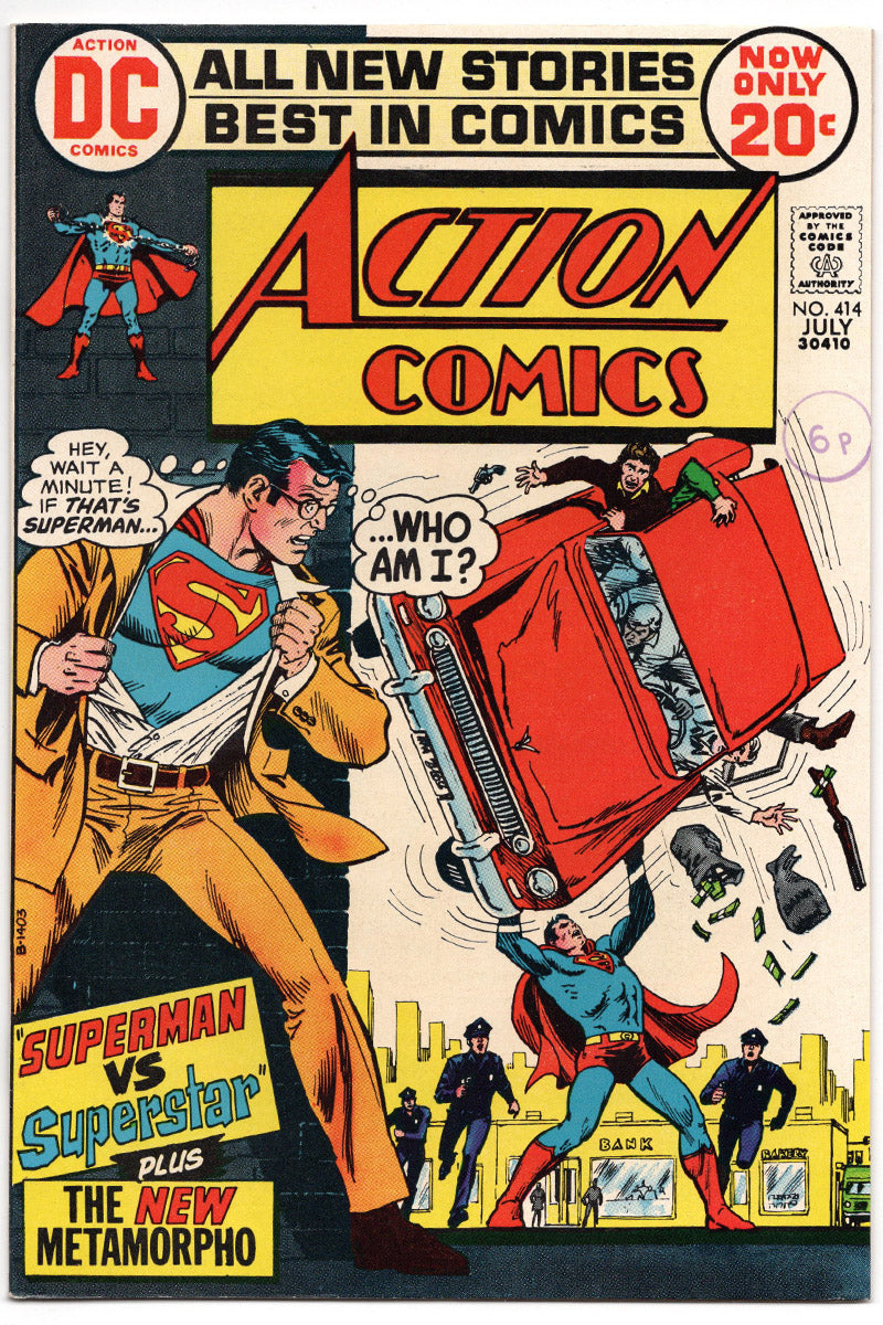 Action Comics 0414 1972 NM-