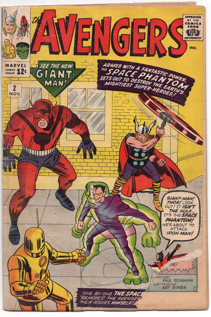 Avengers 002 1963 GD-