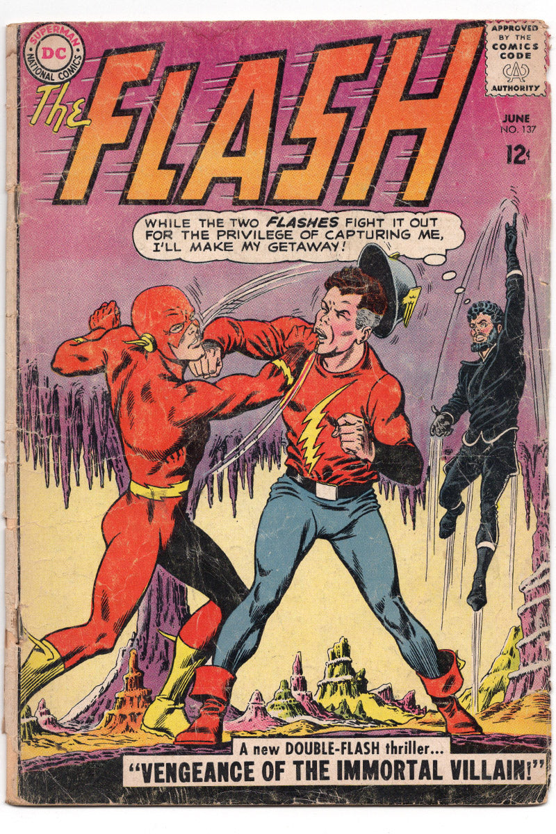 Flash Vol 1. 137 - 1st SA App. Vandal Savage - 1963 GD