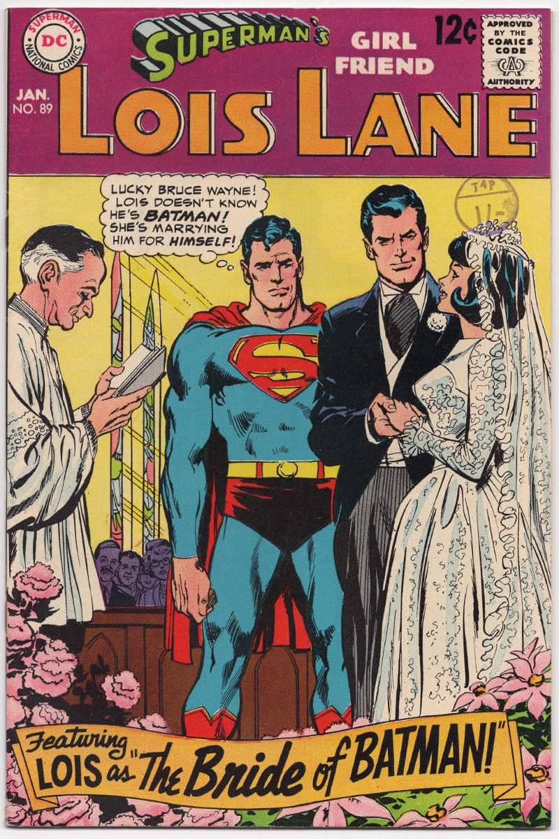 Superman's Girlfriend Lois Lane 089 1969 FN/VF