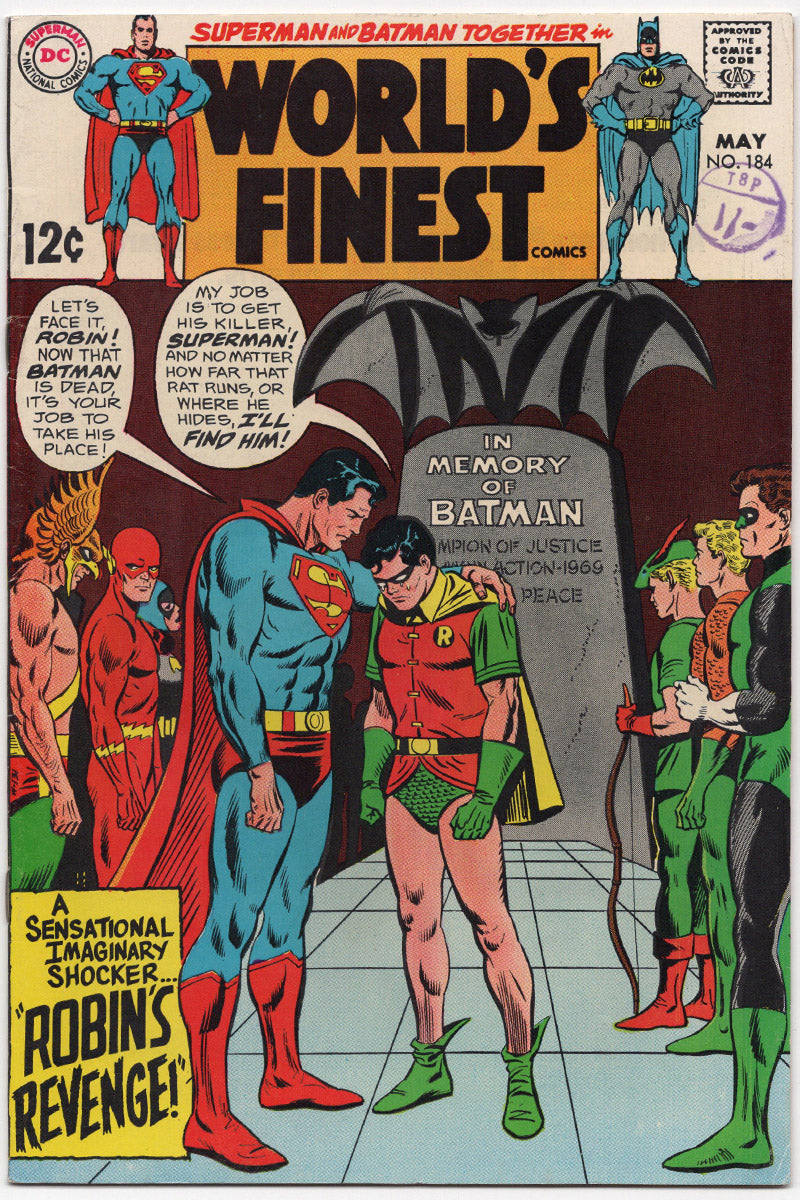 World's Finest 184 1969 VF-