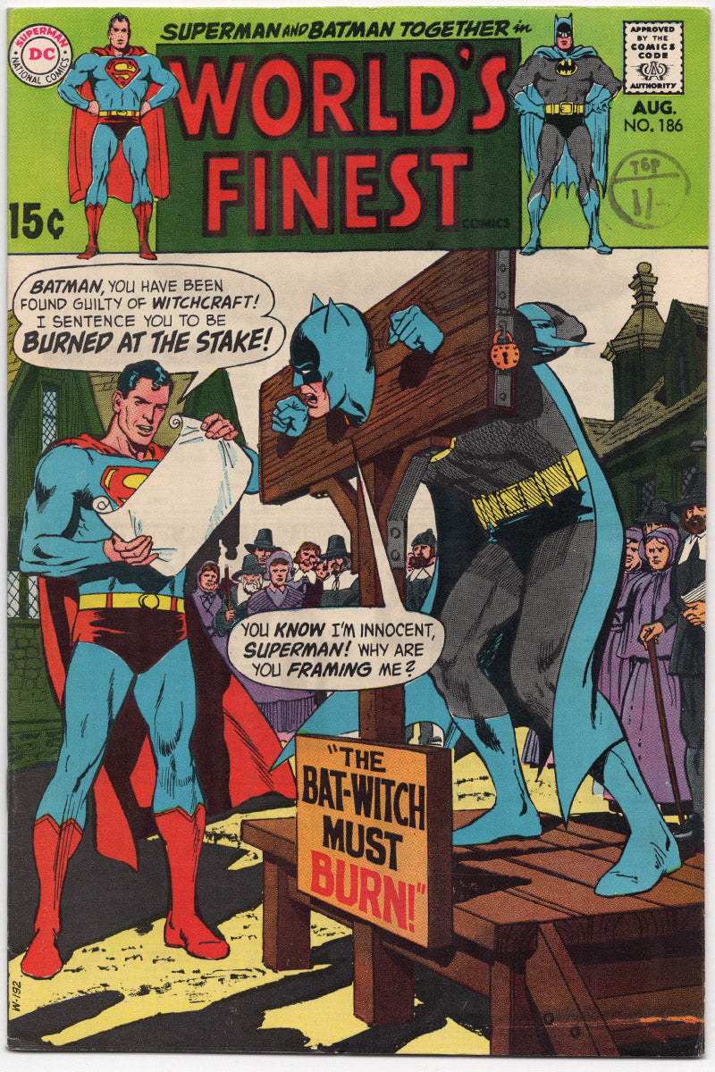 World's Finest 186 1969 VF-