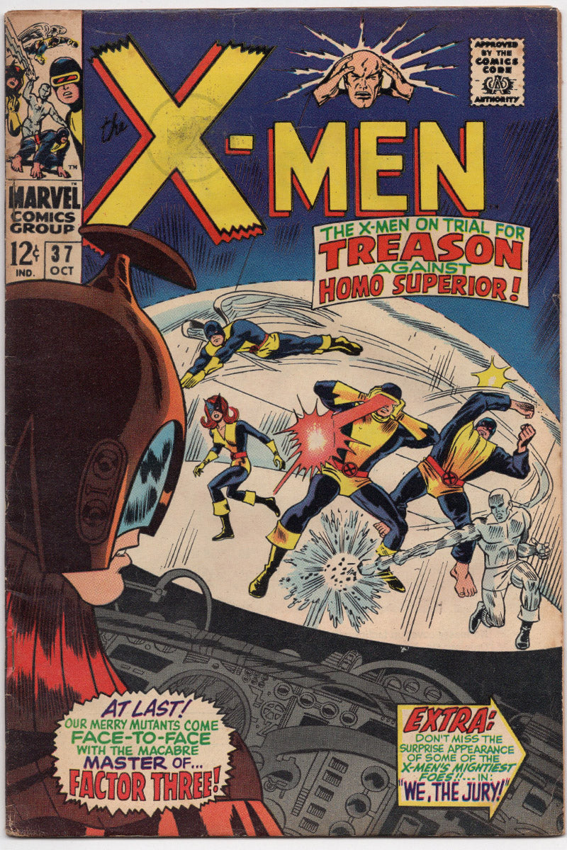 X-Men 037 - 1st App Mutant-Master - 1967 VG
