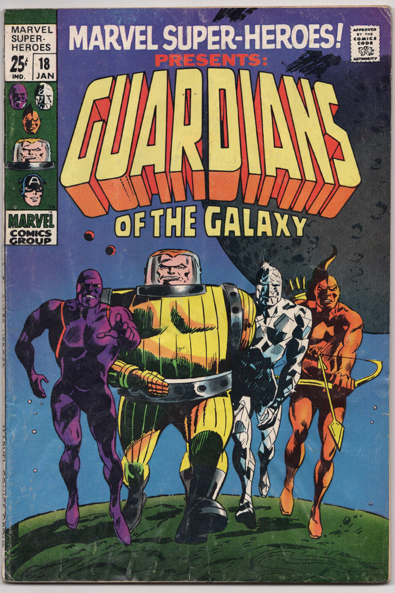 Marvel Super-Heroes 18 - 1st App Guardians of the Galaxy - 1968 GD/VG