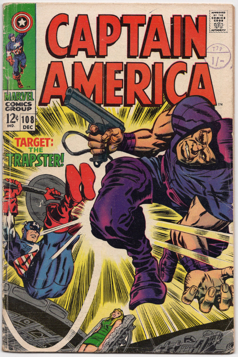 Captain America 108 1968 VG-