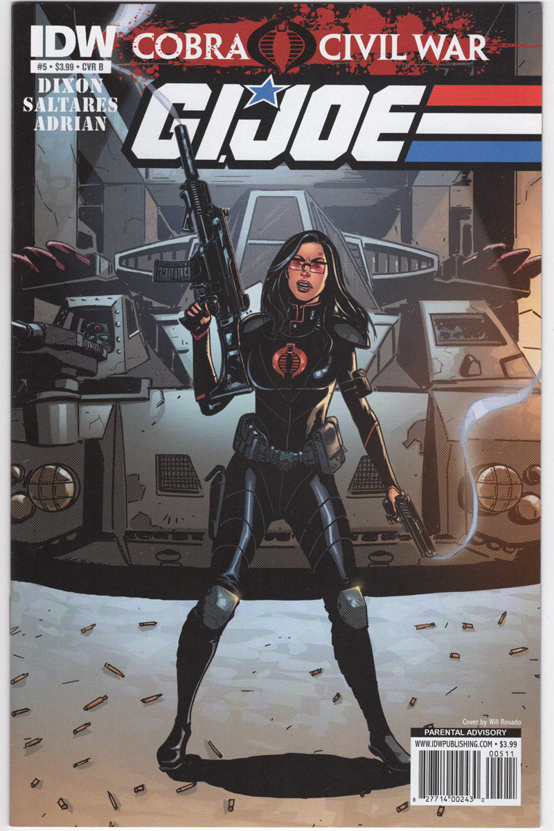 G.I. Joe Cobra Civil War 5 - 1:10 Will Rosado Variant - 2011 VF+