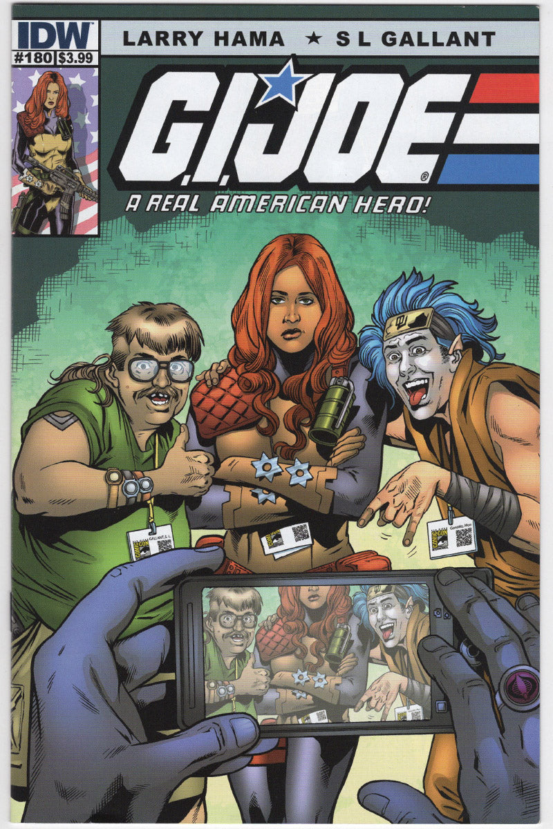 G.I. Joe, A Real American Hero 180 - S.L. Gallant Variant - 2012 VF/NM