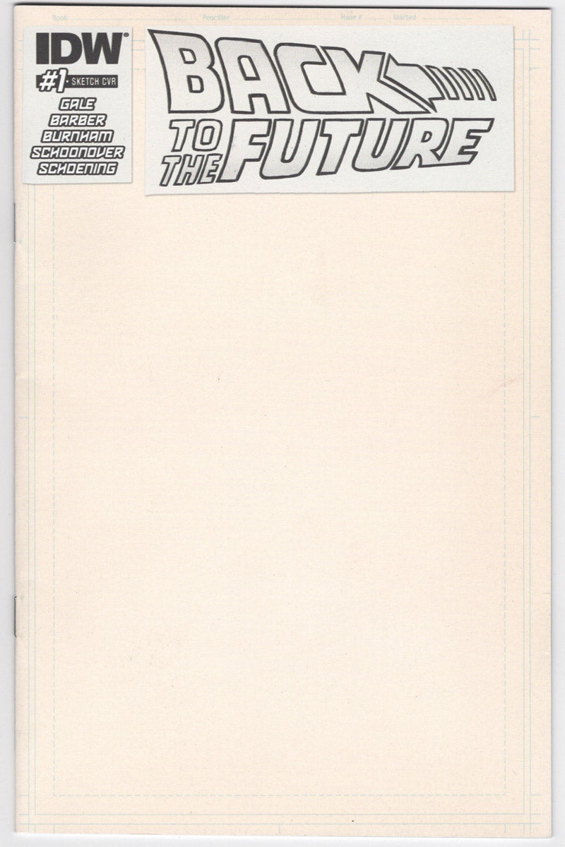 Back To The Future 1 - Blank Sketch Cover - 1995 NM-