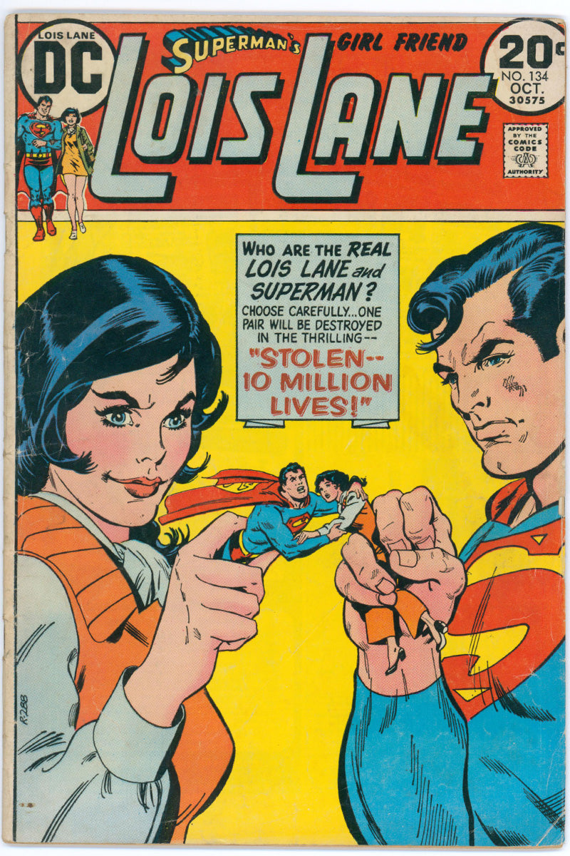 Superman's Girlfriend Lois Lane 134 - Mark Jewelers insert - 1973 GD/VG