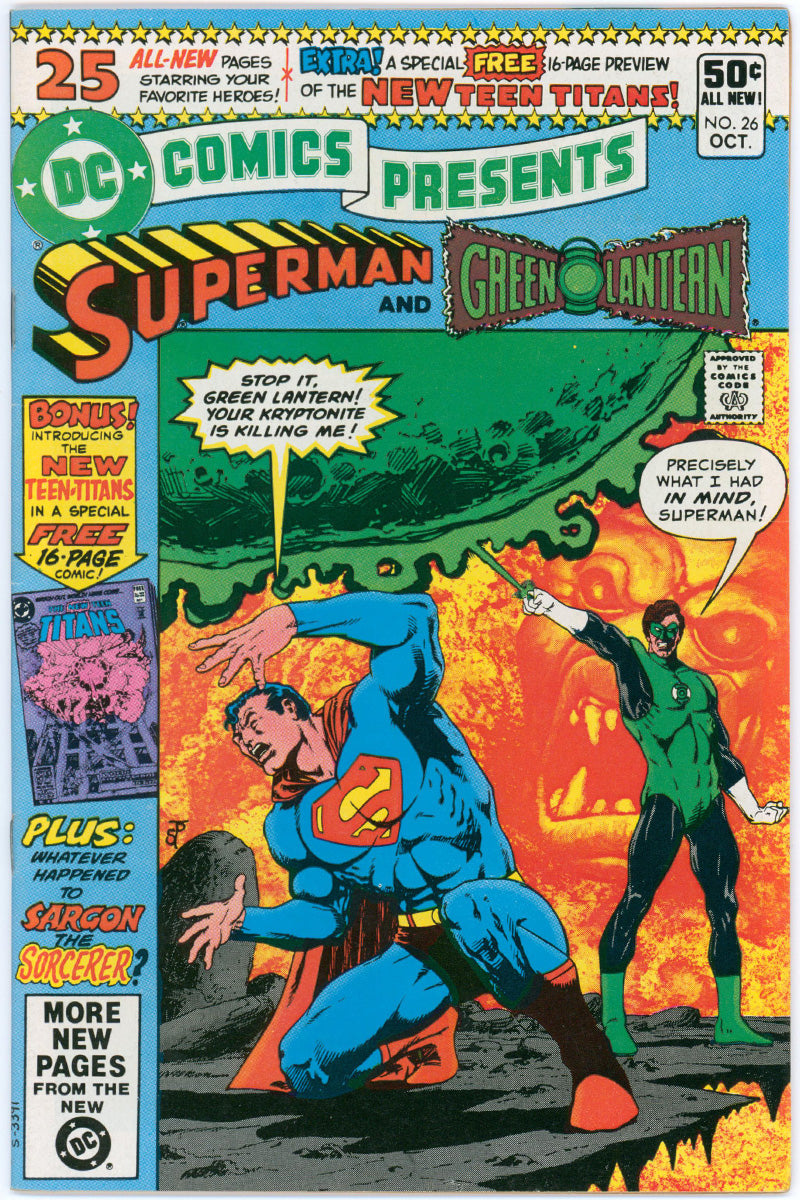 DC Comics Presents 026 - 1st App. Raven Starfire and Cyborg - 1980 VF/NM
