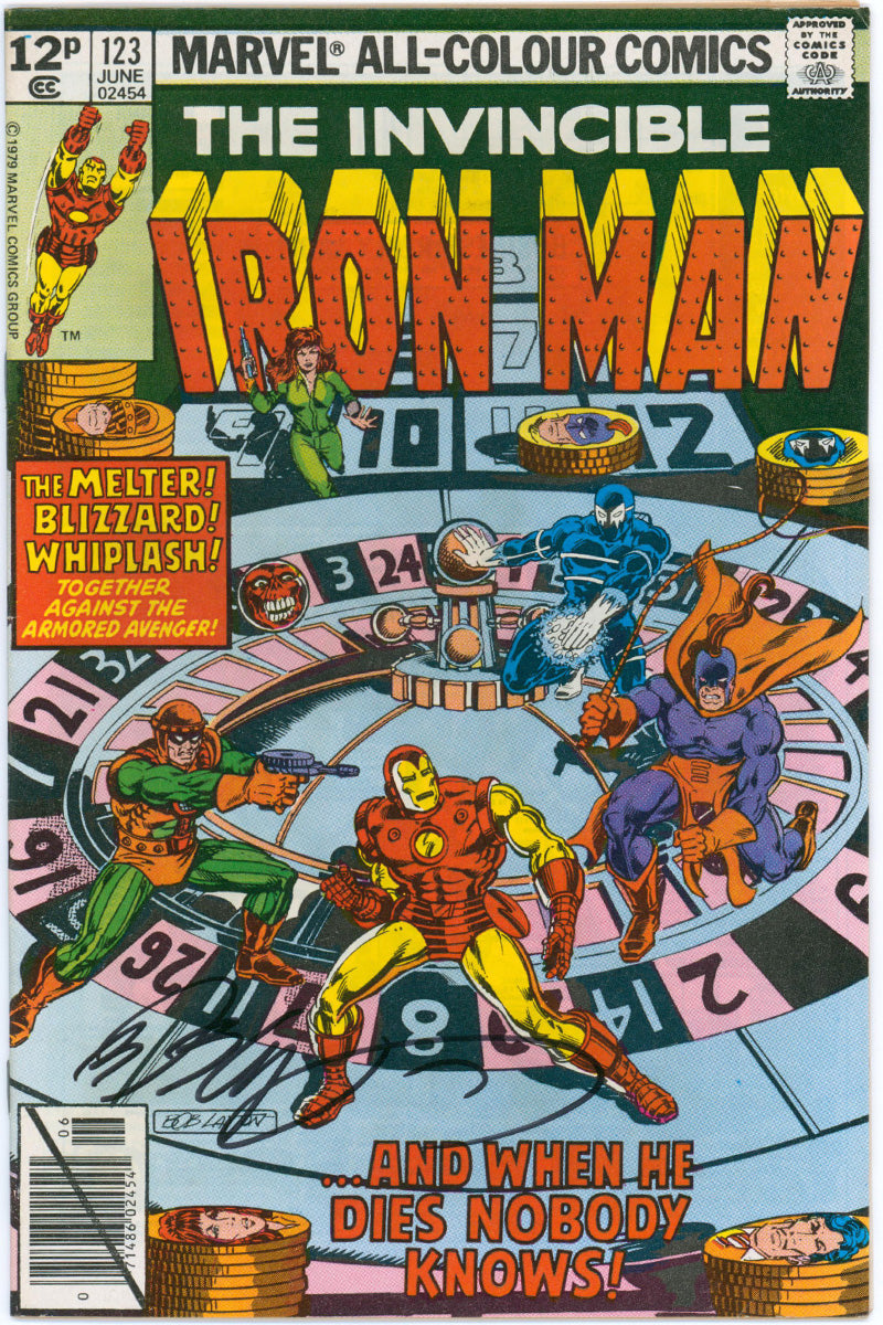 Iron Man 123 - Signed by Bob Layton - 1979 VF-