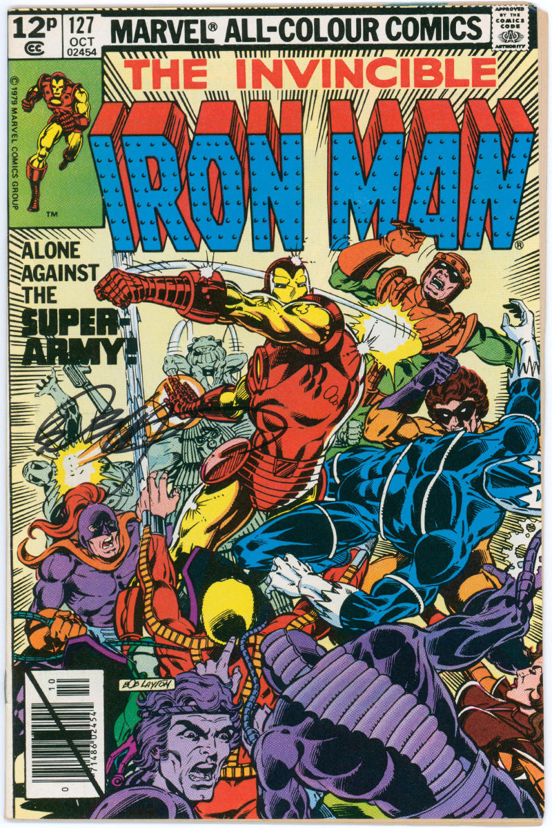 Iron Man 127 - Signed by Bob Layton - 1979 VF