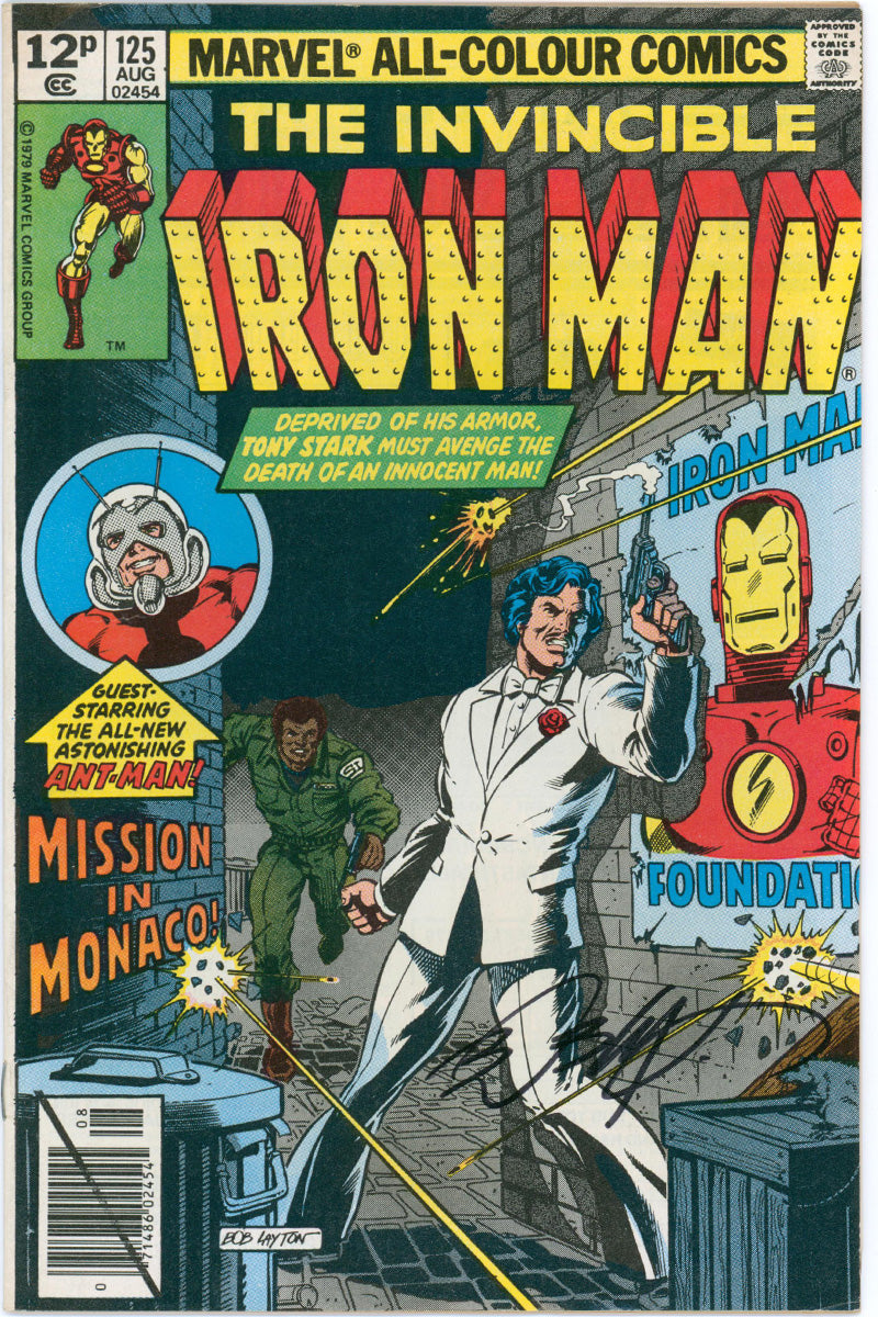 Iron Man 125 - Signed by Bob Layton - 1979 FN/VF
