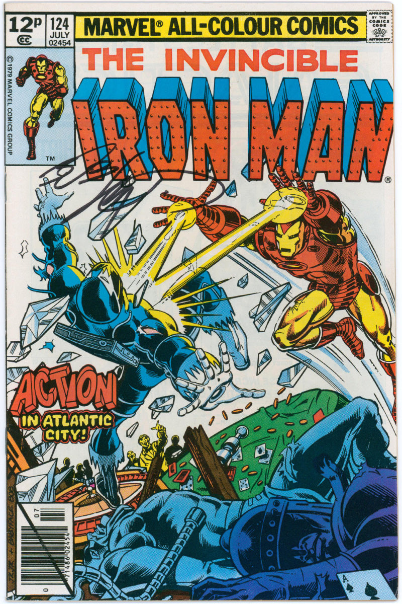 Iron Man 124 - Signed by Bob Layton - 1979 FN/VF