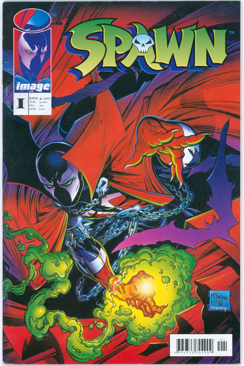 Spawn 001 - German Edition - 1993 FN/VF
