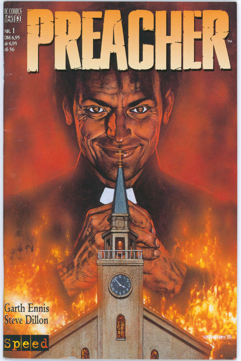 Preacher 001 - German Edition - 1998 FN/VF