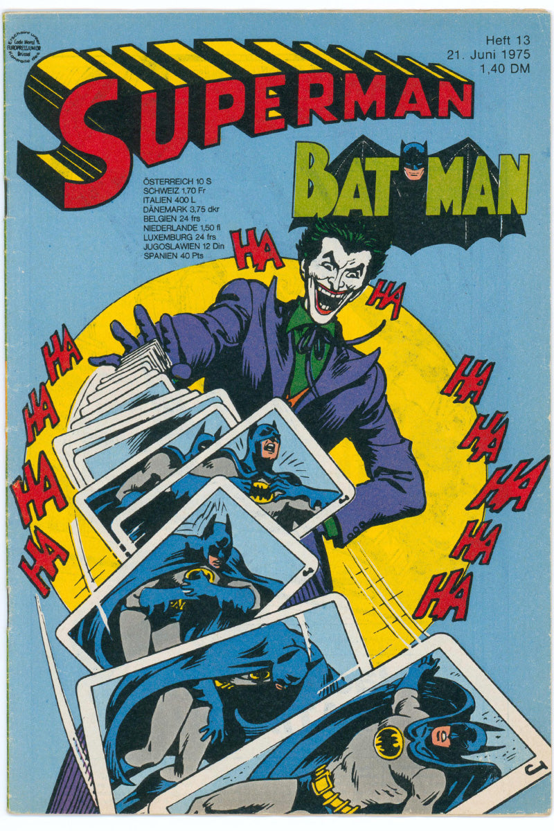 Superman and Batman 1975-13 - German Edition - 1975 VG/FN