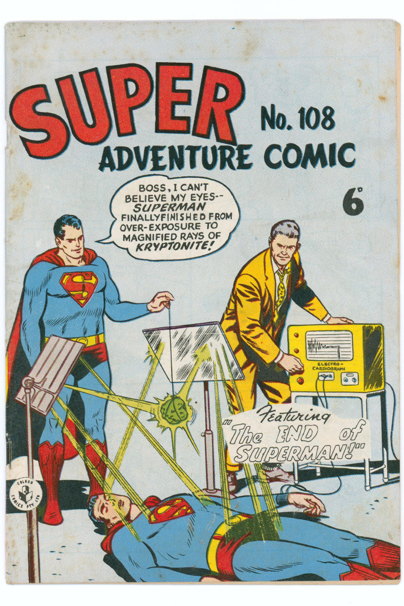 Super Adventure Comic 108 - Australian/UK Edition - 1959 GD
