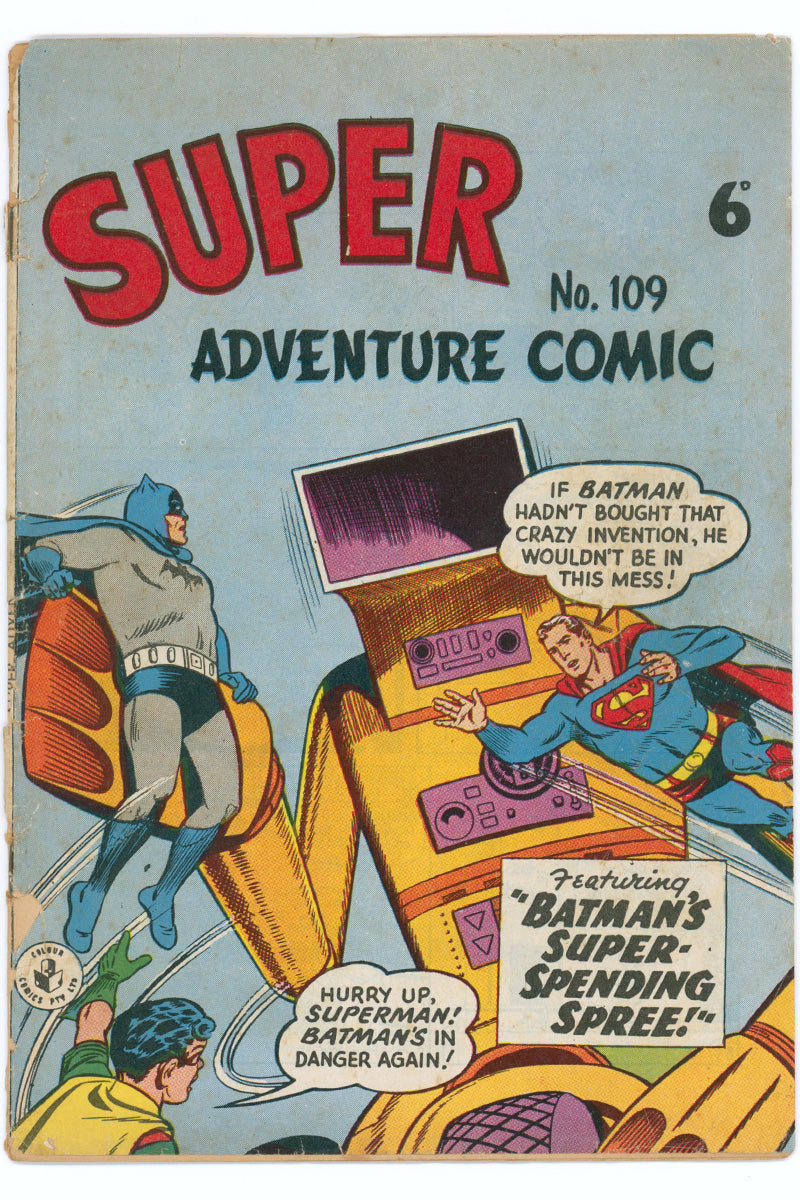 Super Adventure Comic 109 - Australian/UK Edition - 1959 FR